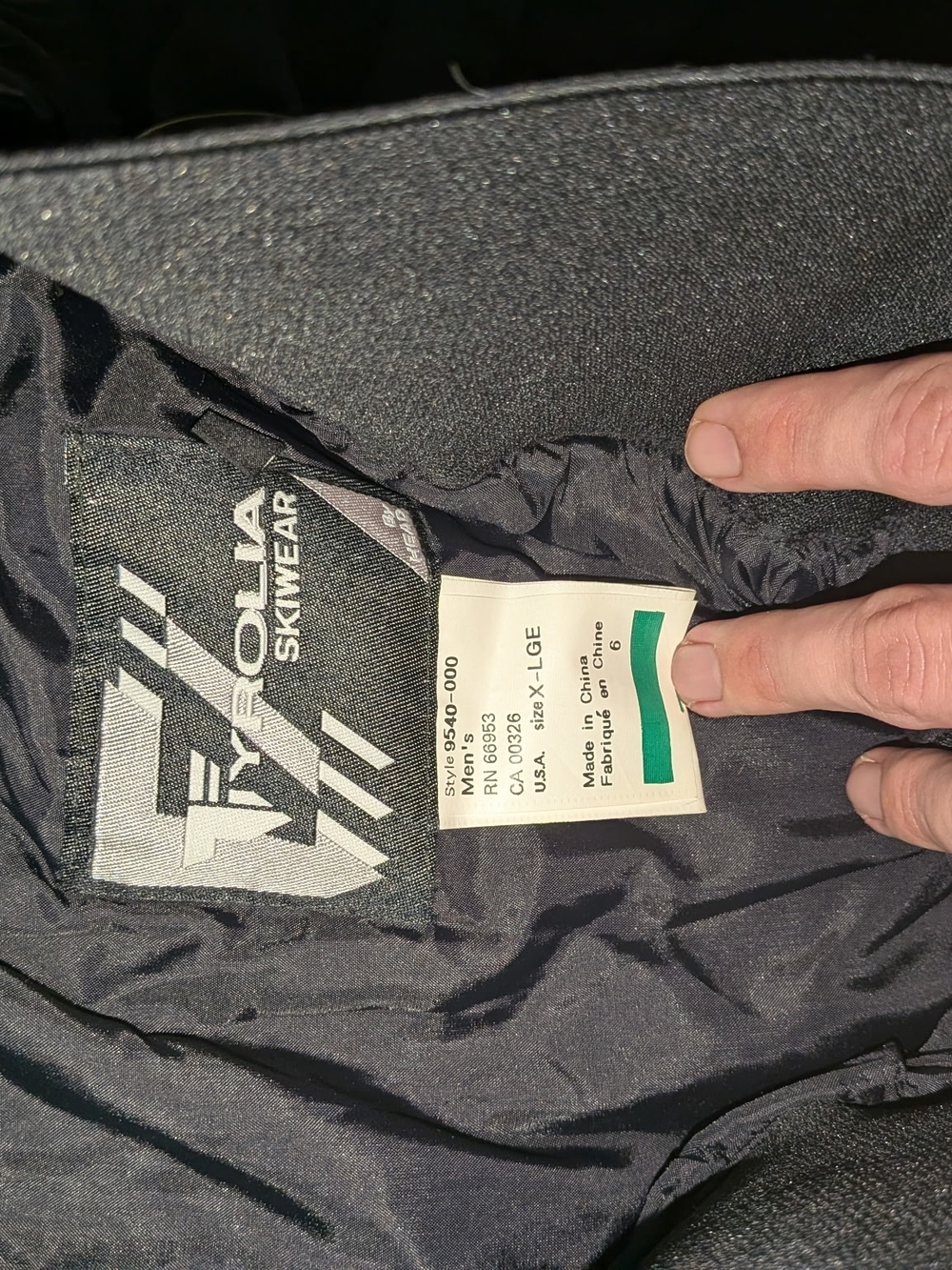 Tyrolia Skiwear Black Pants - Black